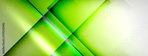 Light and shadow squares and lines abstract background