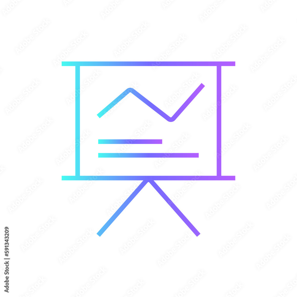 Presentation Business and office icon with blue duotone style. conference, seminar, meeting, communication, discussion, strategy, classroom. Vector illustration Presentation Business and office icon with blue duotone style. conference, seminar, meeting, communication, discussion, strategy, classroom. Vector illustration