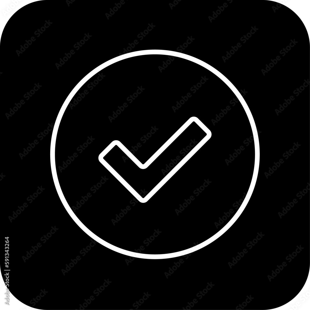 Approved Business and office icon with black filled line style. check, tick, mark, choice, quality, approval, confirm. Vector illustration Approved Business and office icon with black filled line style. check, tick, mark, choice, quality, approval, confirm. Vector illustration