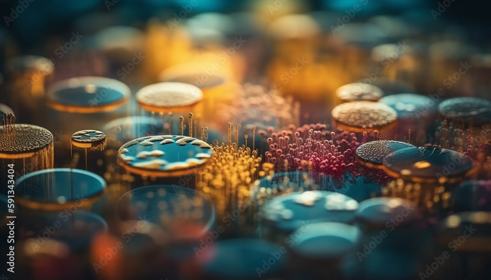 Abstract blue capsule close up medicine innovation success generated by AI Abstract blue capsule close up medicine innovation success generated by AI