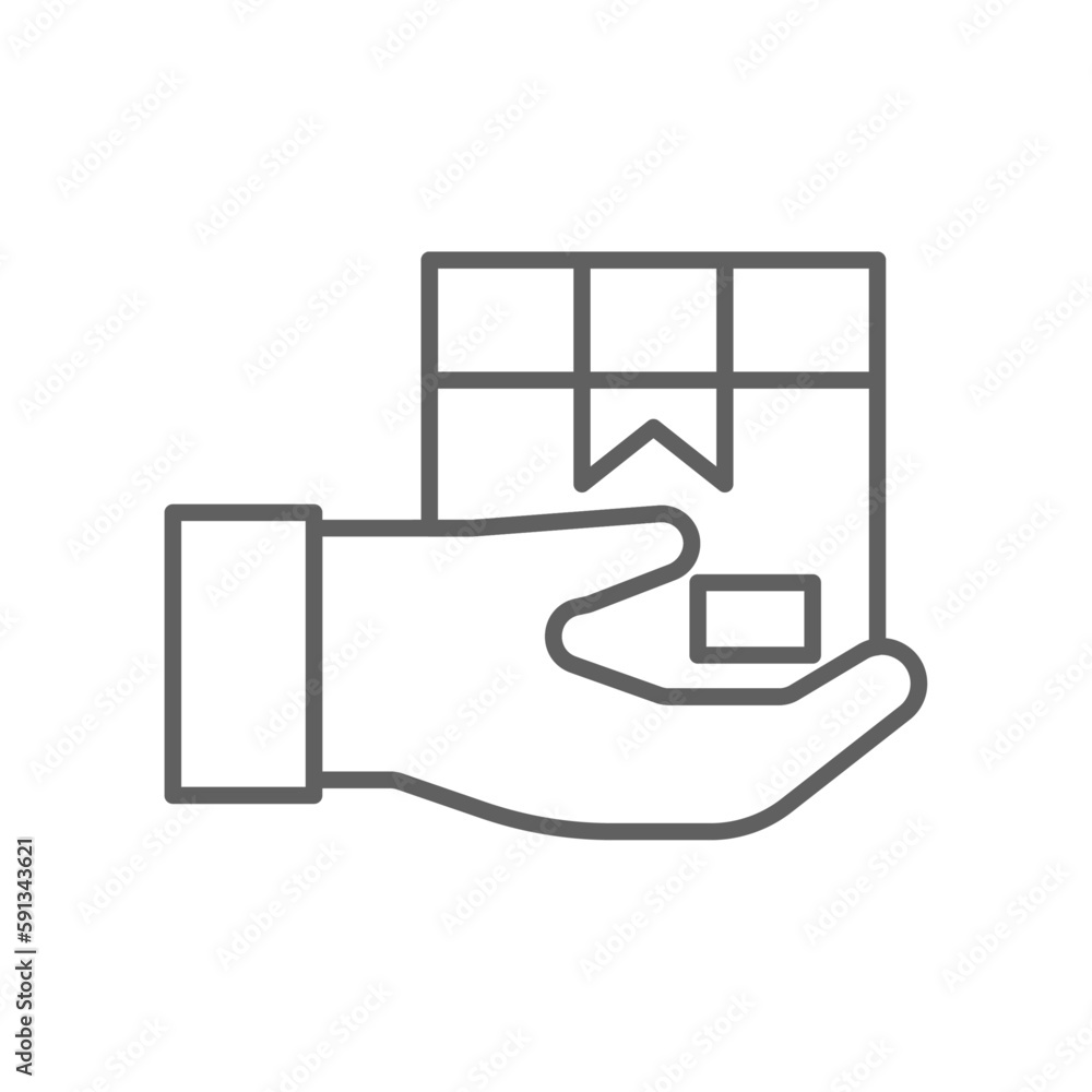 Shipping Business and office icon with black outline style. delivery, ship, cargo, box, export, logistics, package. Vector illustration Shipping Business and office icon with black outline style. delivery, ship, cargo, box, export, logistics, package. Vector illustration