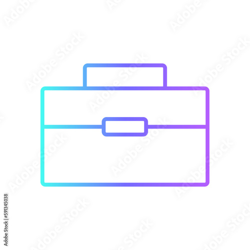 Work Business and office icon with blue duotone style. job, manager, leader, workplace, career, employee, worker. Vector illustration