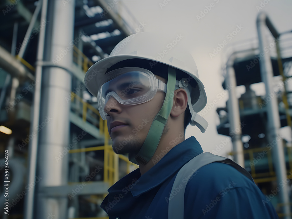 work with vision of the future in the industry, concept work responsibility work with vision of the future in the industry, concept work responsibility