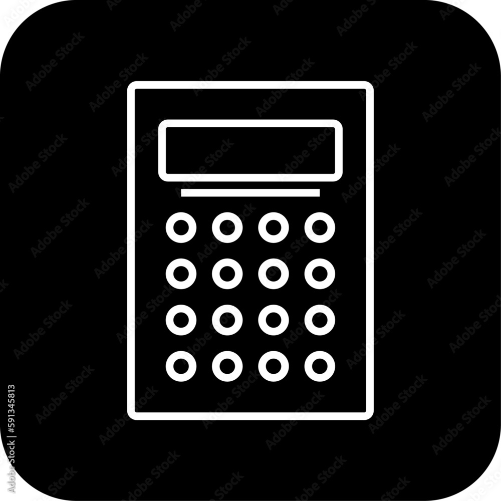 Calculator Business and Office icon with black filled line style. financial, accounting, concept, economy, display, mathematics, math. Vector illustration Calculator Business and Office icon with black filled line style. financial, accounting, concept, economy, display, mathematics, math. Vector illustration