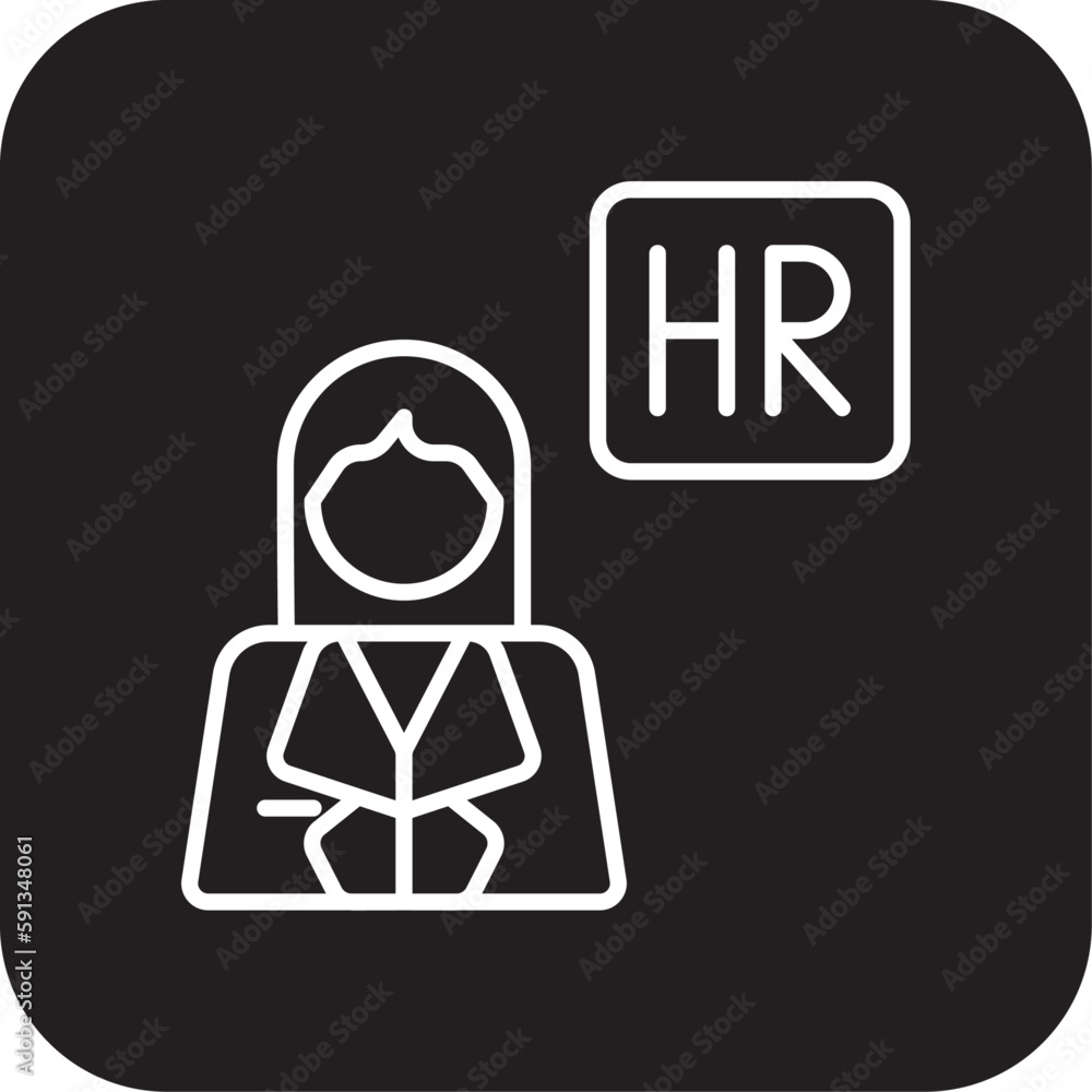 Human resource Business people icon with black filled line style. people, human, manager, recruitment, leadership, person, job. Vector illustration Human resource Business people icon with black filled line style. people, human, manager, recruitment, leadership, person, job. Vector illustration