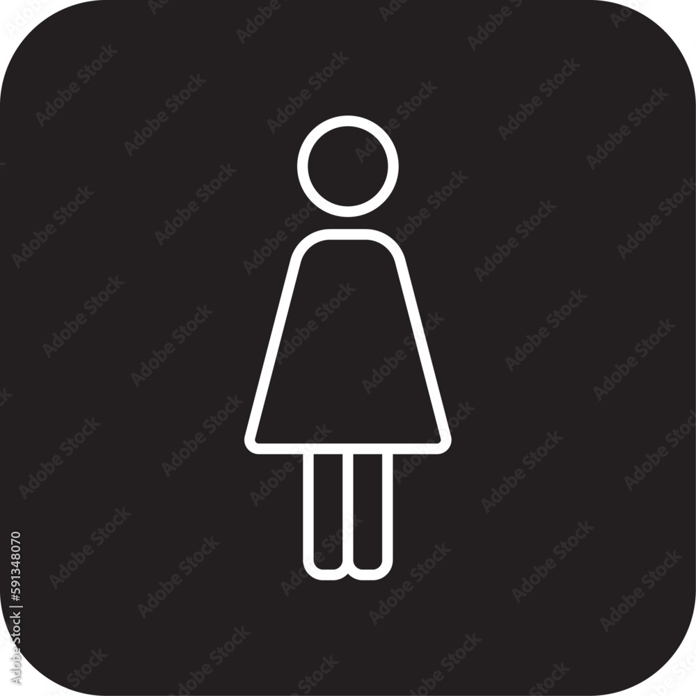 Woman Business people icon with black filled line style. female, person, human, avatar, user, lady, women. Vector illustration Woman Business people icon with black filled line style. female, person, human, avatar, user, lady, women. Vector illustration
