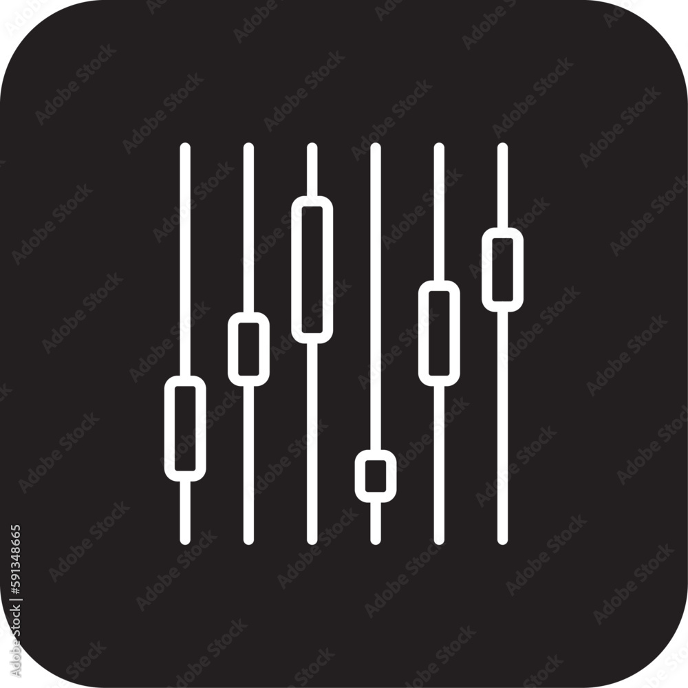 Graph Data management icon with black filled line style. chart, growth, diagram, infographic, statistic, market, progress. Vector illustration