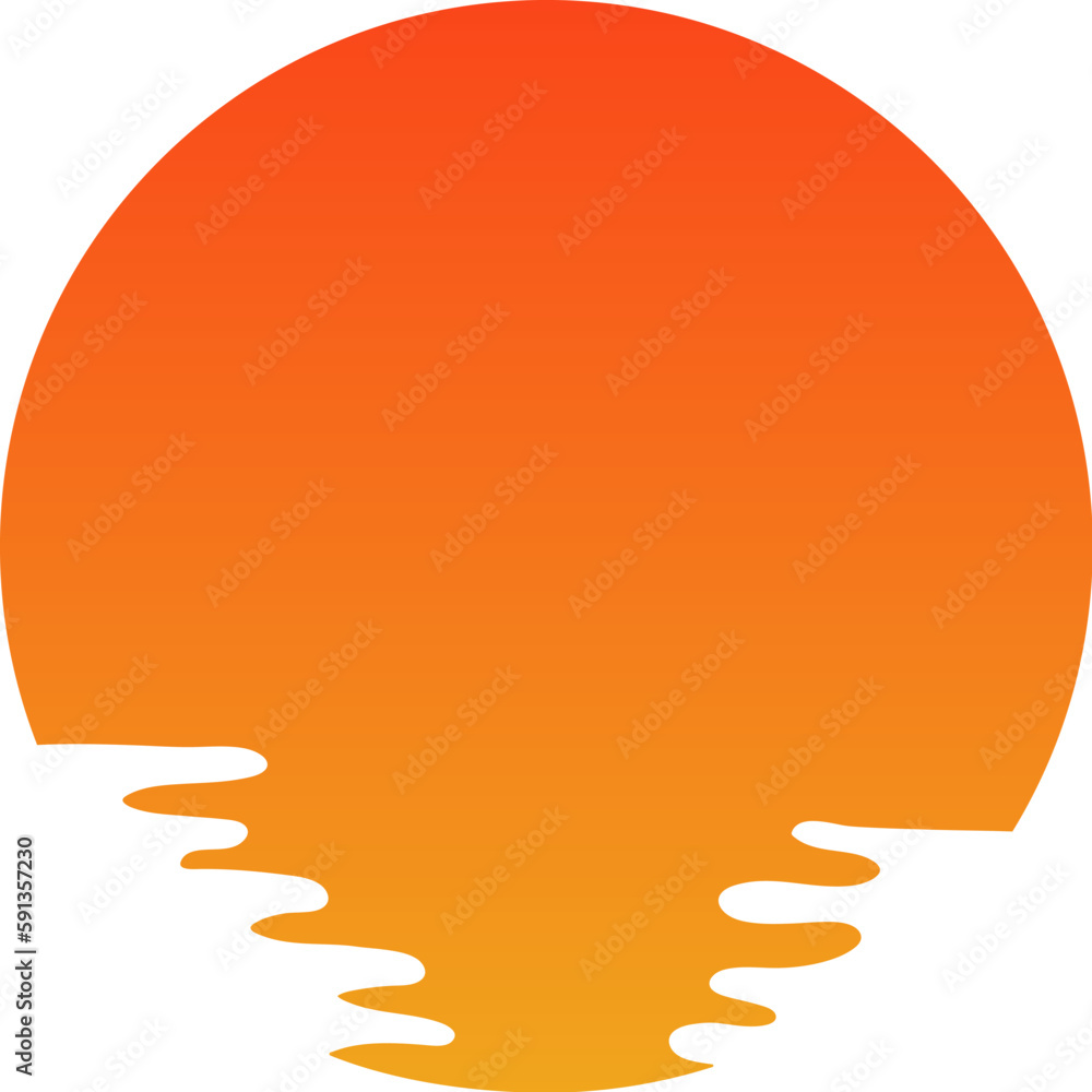 Sunrise Reflection Shape Sunrise Reflection Shape