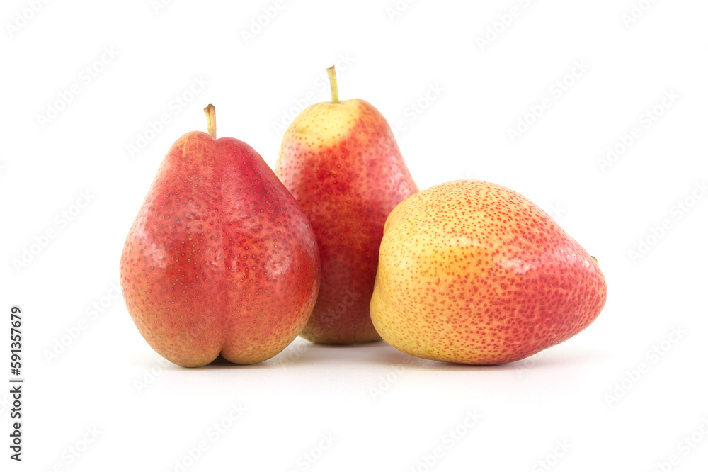 Ripe pears isolated on white background Ripe pears isolated on white background