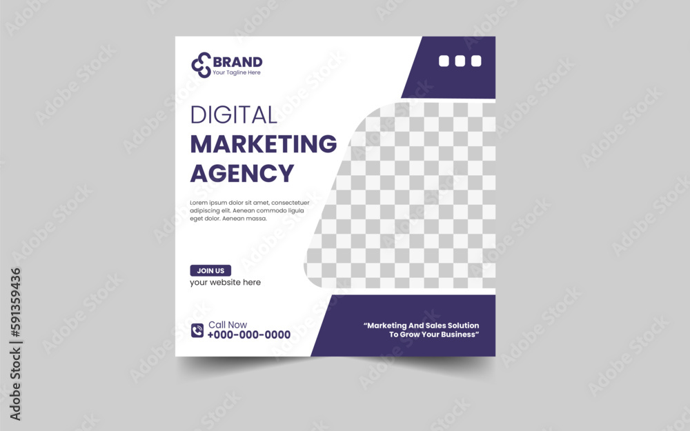 Digital marketing agency social media and post template Digital marketing agency social media and post template