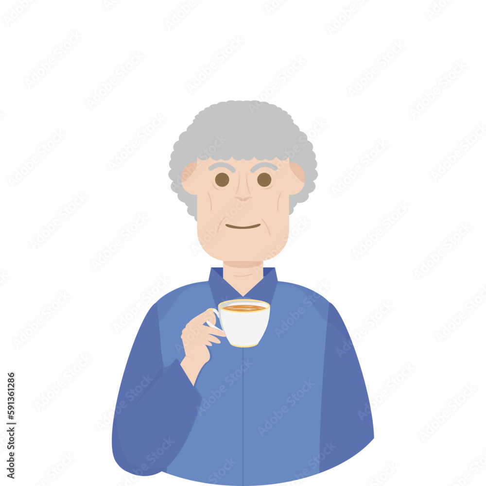 The Elderly Grandfather Relaxed Rest Drink Tea
The Elderly Grandfather Relaxed Rest Drink Tea