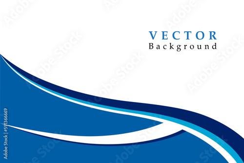 Blue background vector illustration lighting effect graphic for text.