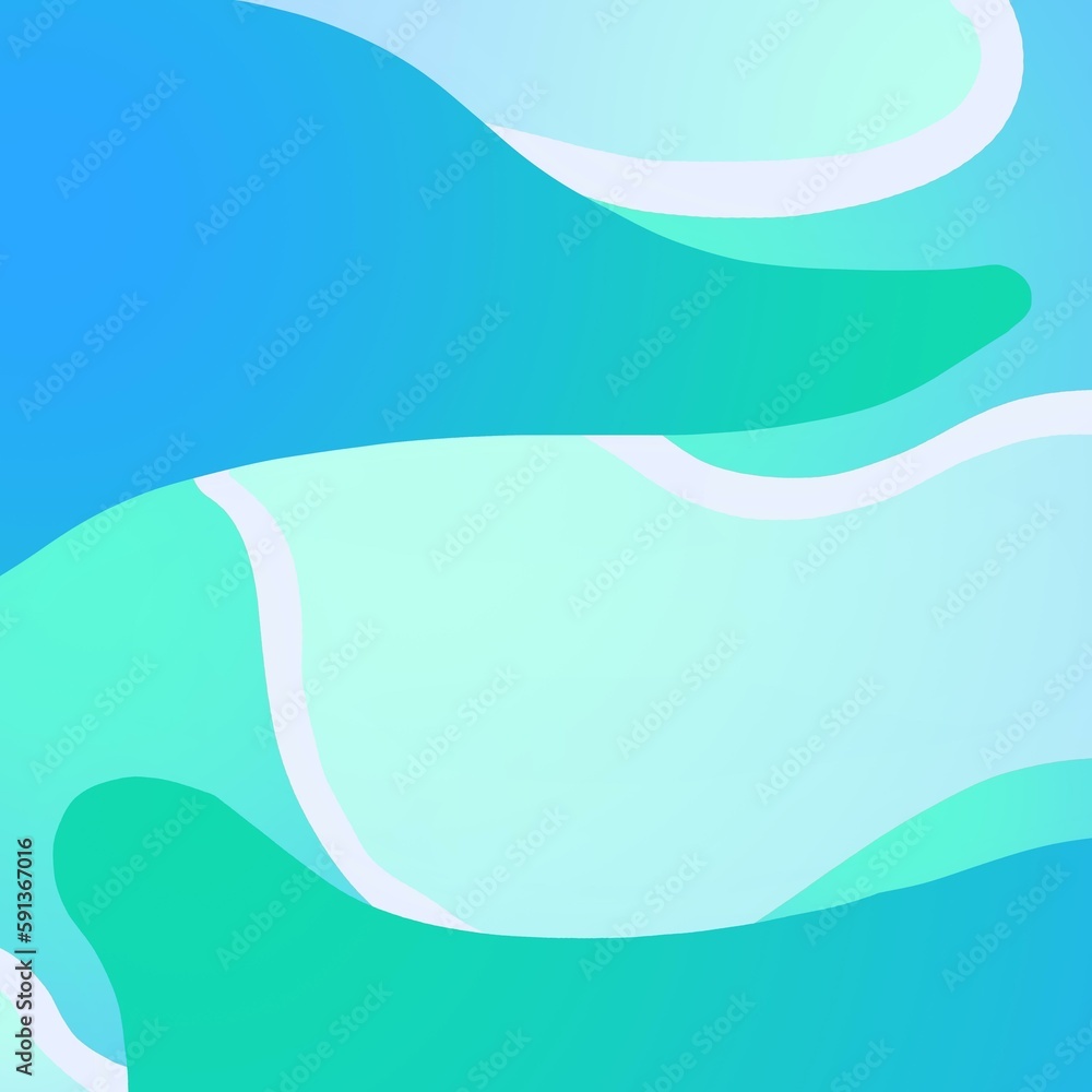 Obraz premium Aqua Blue pattern