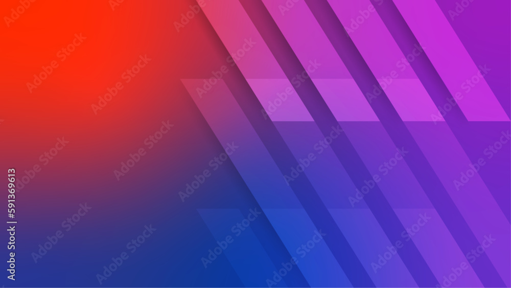 Minimal geometric colorful geometric shapes light technology background abstract design. Vector illustration abstract graphic design pattern presentation background web template.