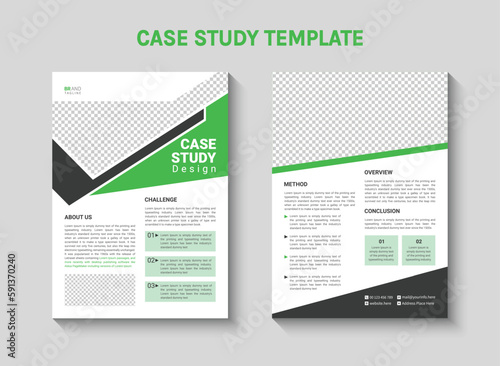 Case study template for a business