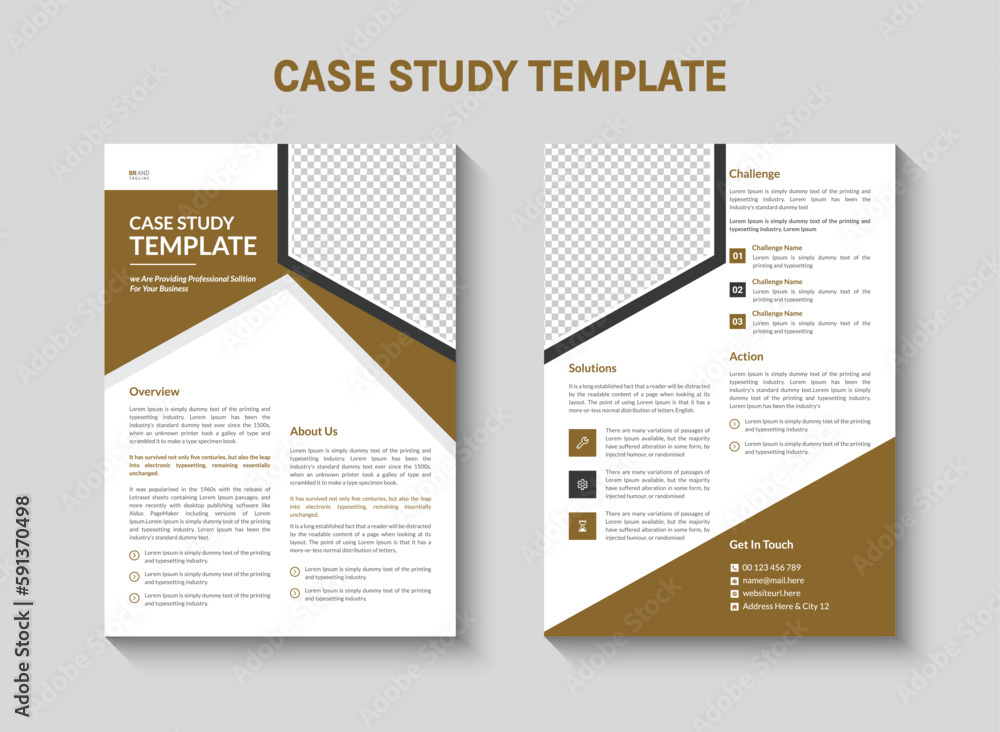 A case study template for a business idea