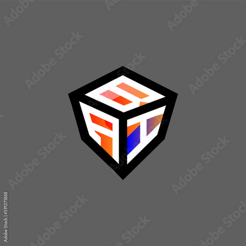 BAI letter logo abstract creative design. BAI unique design	