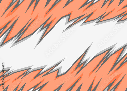 Abstract background with reflective jagged edge pattern and with some copy space area