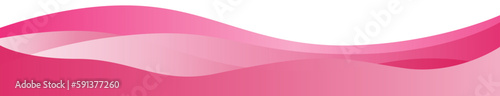 pink lower ribbon for banner