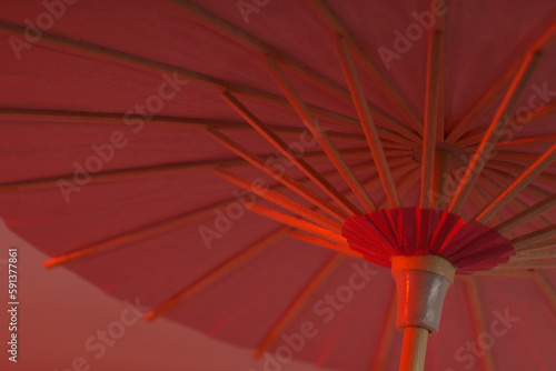 Traditional japanese umbrella  traditional japanese accessories concept