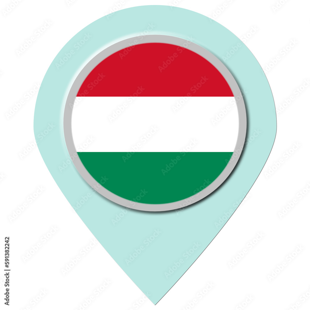 Hungary Location Pin Hungary Location Pin