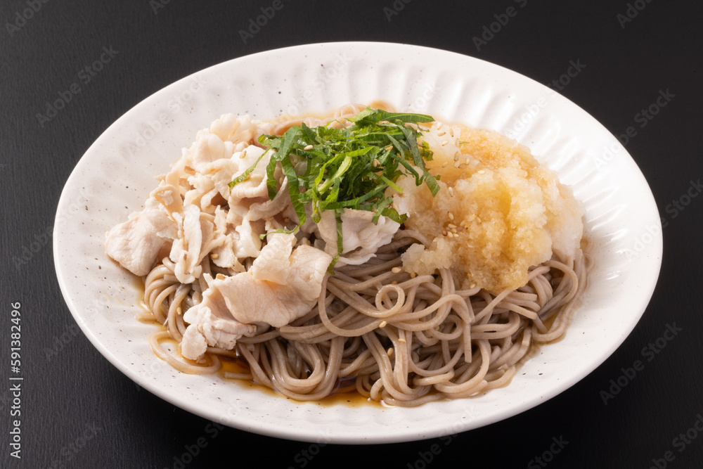 豚しゃぶおろし蕎麦 豚しゃぶおろし蕎麦