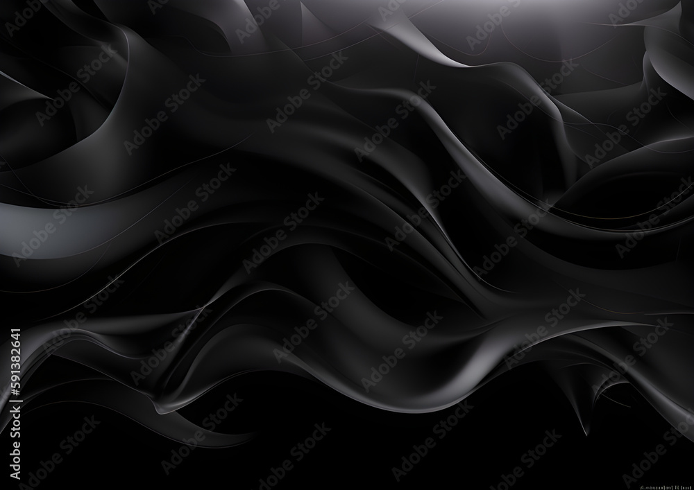 Obraz premium Abstract black smoke background