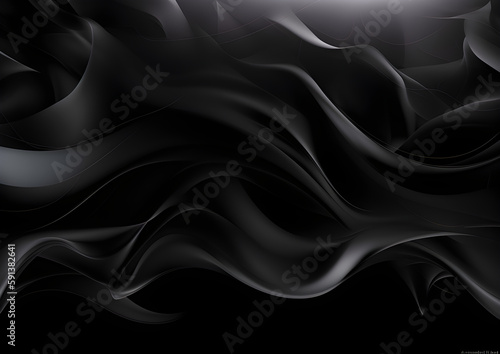 Abstract black smoke background
