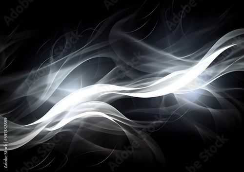 Abstract white smoke background