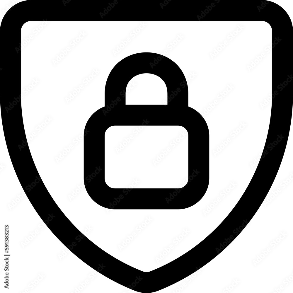 pad lock shield simple icon illustration in line style and use for user interface, web, software and many others with PNG and pixel perfect shape pad lock shield simple icon illustration in line style and use for user interface, web, software and many others with PNG and pixel perfect shape