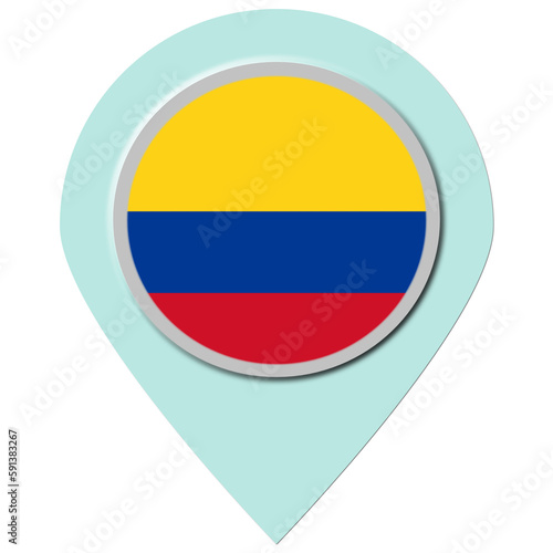 Colombia Location Pin Free Download Colombia Location Pin - GFXLoad