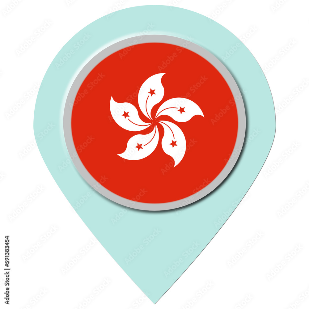 Hong Kong Location Pin Hong Kong Location Pin