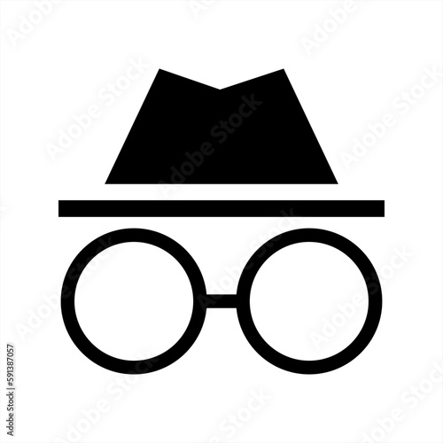incognito icon design vector