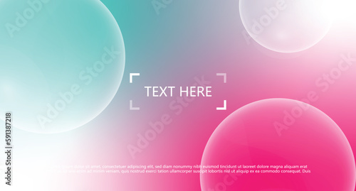 Abstract colorful holographic gradient background design. vector illustration