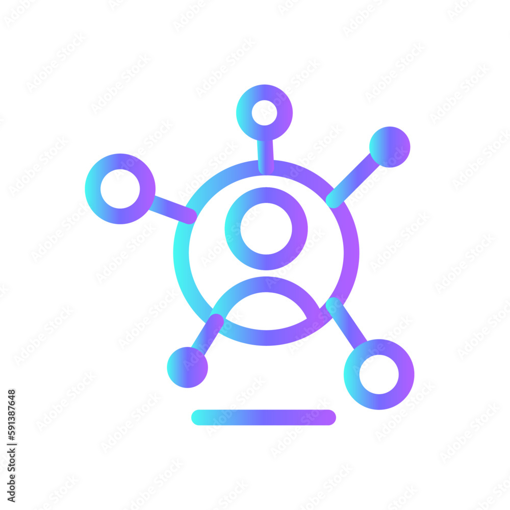 Customer insight office and business Icons with purple blue outline style. customer, business, symbol, marketing, insight, sign, digital. Vector Illustration Customer insight office and business Icons with purple blue outline style. customer, business, symbol, marketing, insight, sign, digital. Vector Illustration