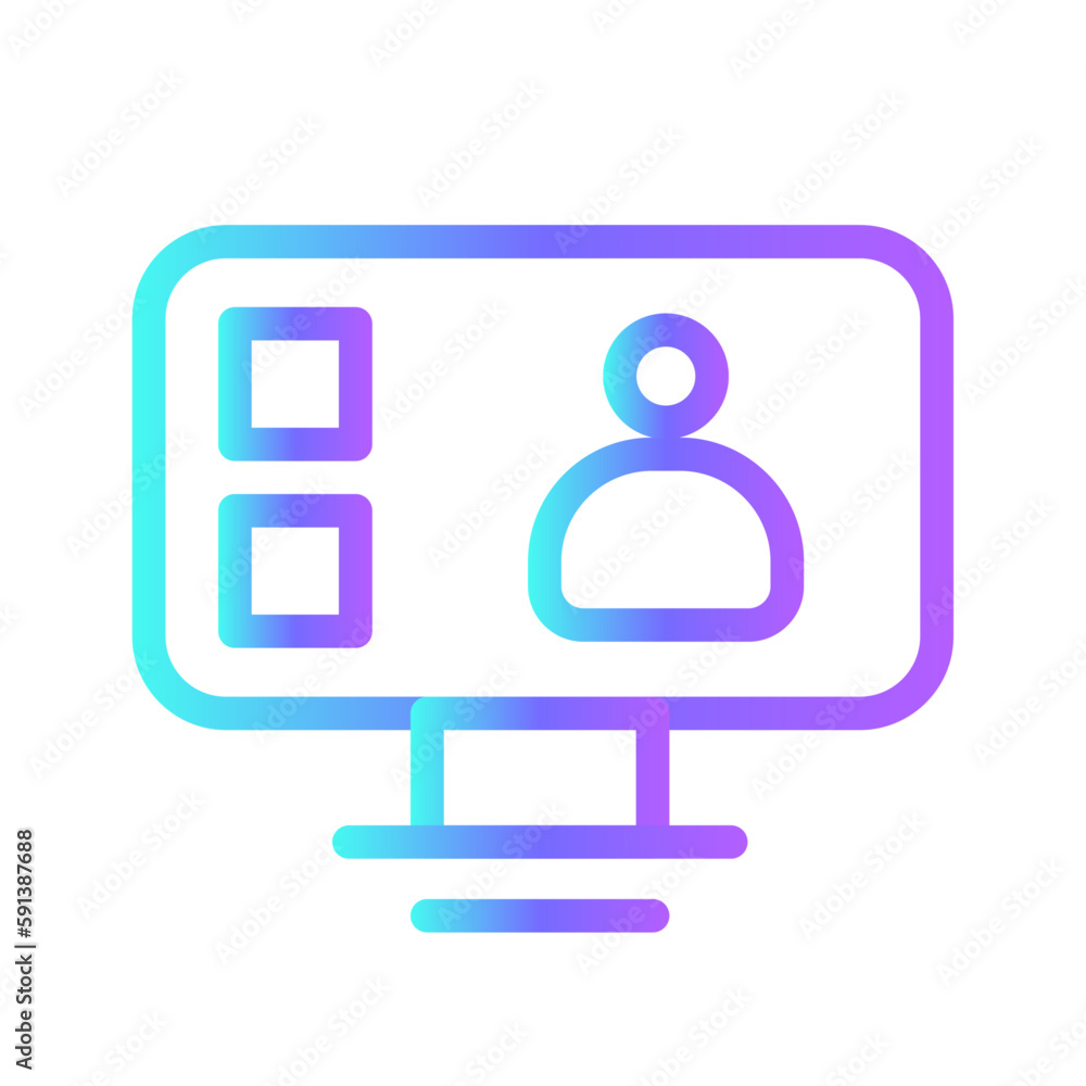 Conference office and business Icons with purple blue outline style. business, conference, people, meeting, seminar, set, team. Vector Illustration Conference office and business Icons with purple blue outline style. business, conference, people, meeting, seminar, set, team. Vector Illustration