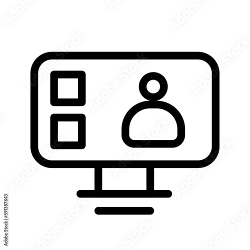 Conference office and business Icons with black outline style. business, conference, people, meeting, seminar, set, team. Vector Illustration