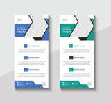 Medical healthcare dl flyer rack card design template