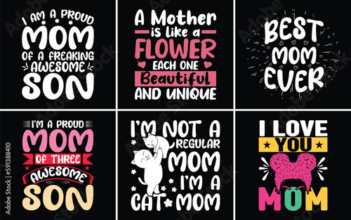 Mothers day t-shirt Vector mothers day t-shirt design Mother's Day element
