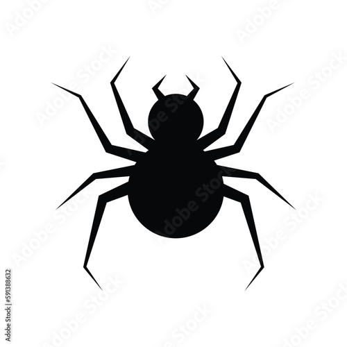 Spider icon design. isolated on white background. vector illustration