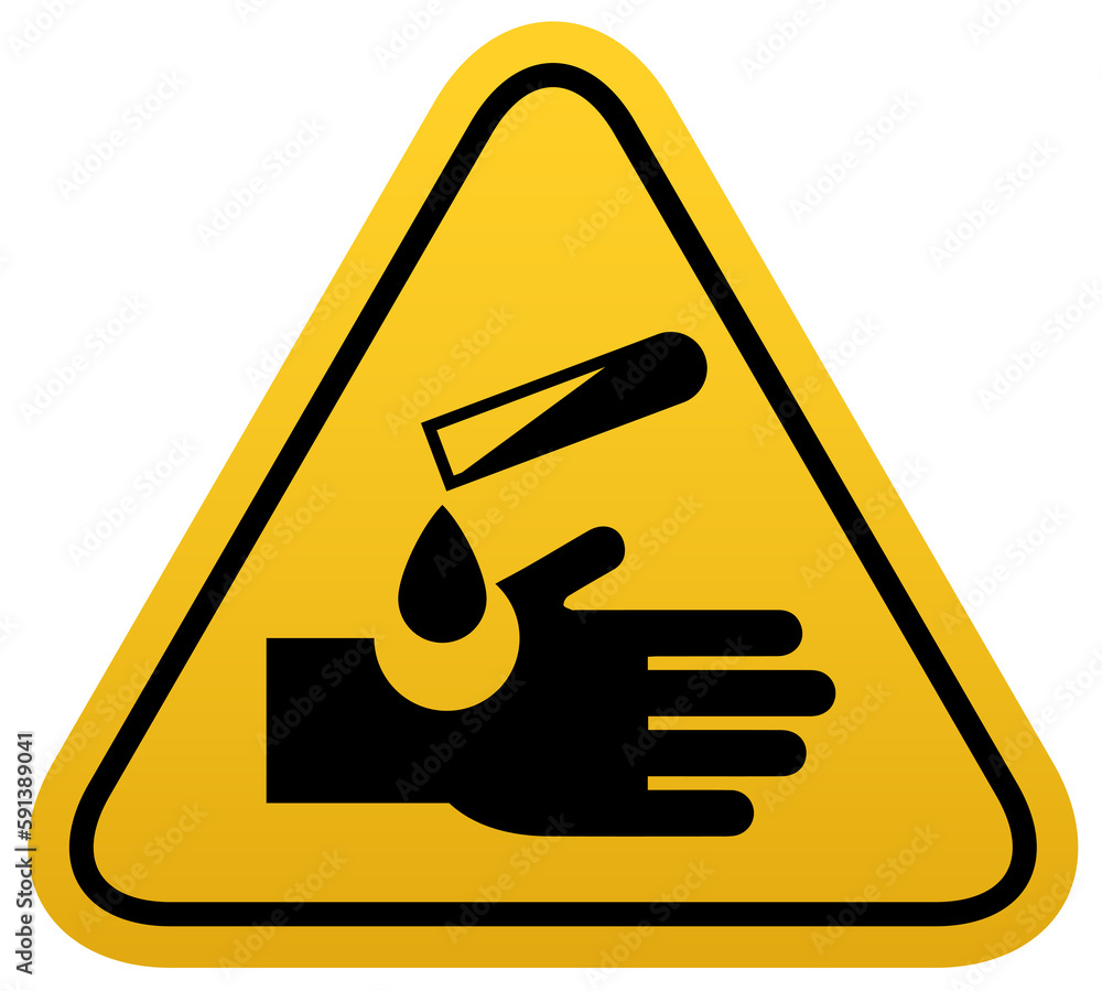 warning danger beware corrosive warning danger beware corrosive