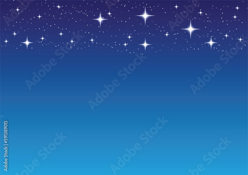 stars at night vector image
