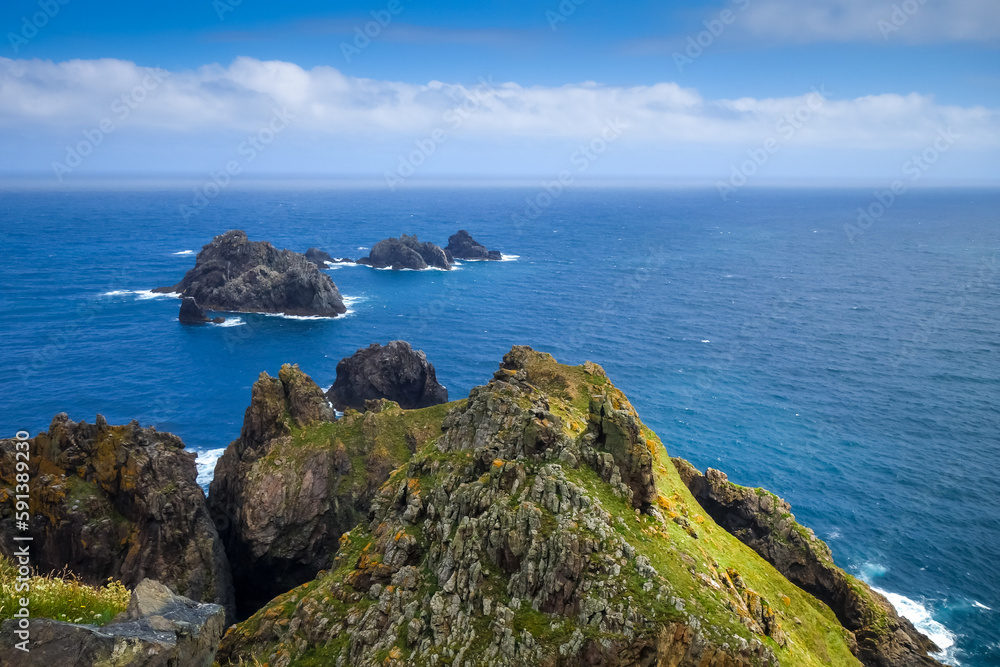 Cape Ortegal cliffs and atlantic ocean, Galicia, Spain