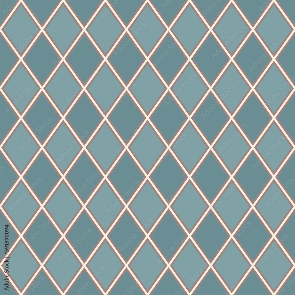 Japanese Diamond Net Vector Seamless Pattern Japanese Diamond Net Vector Seamless Pattern