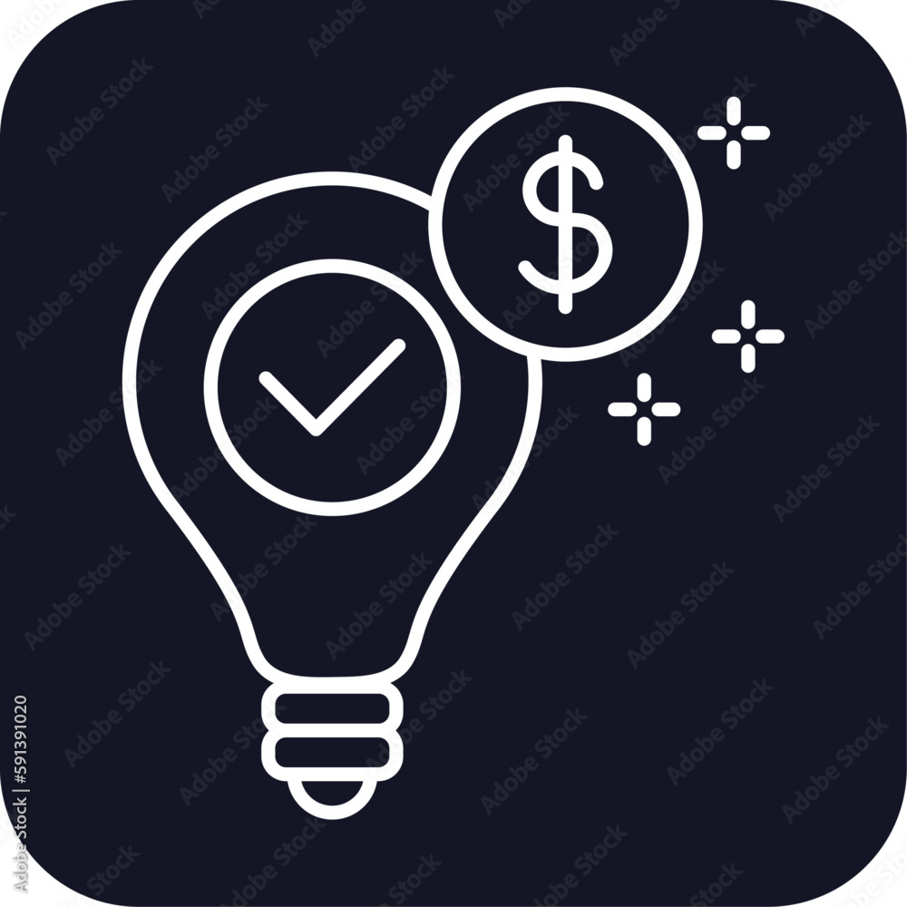 Idea finance icons with black filled outline style. lightbulb, power, design, bright, technology, energy. Vector Illustration Idea finance icons with black filled outline style. lightbulb, power, design, bright, technology, energy. Vector Illustration