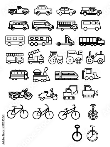 31 Vehicle-Vector-Symbols