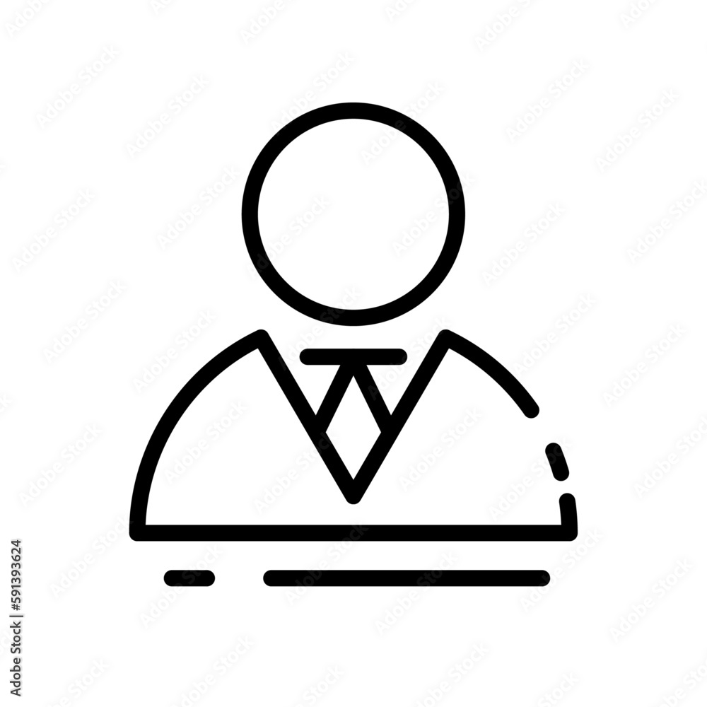 Boss business people icons with black outline style. outline, company, worker, female, meeting, job, staff. Vector Illustration Boss business people icons with black outline style. outline, company, worker, female, meeting, job, staff. Vector Illustration