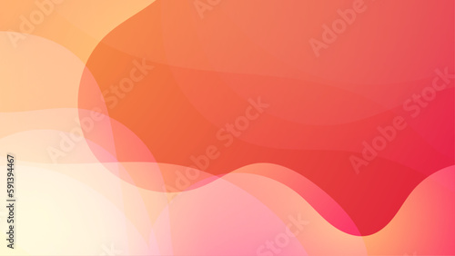 Abstract orange geometric shapes vector technology background, for design brochure, website, flyer. Geometric 3d shapes wallpaper for poster, certificate, presentation, landing page