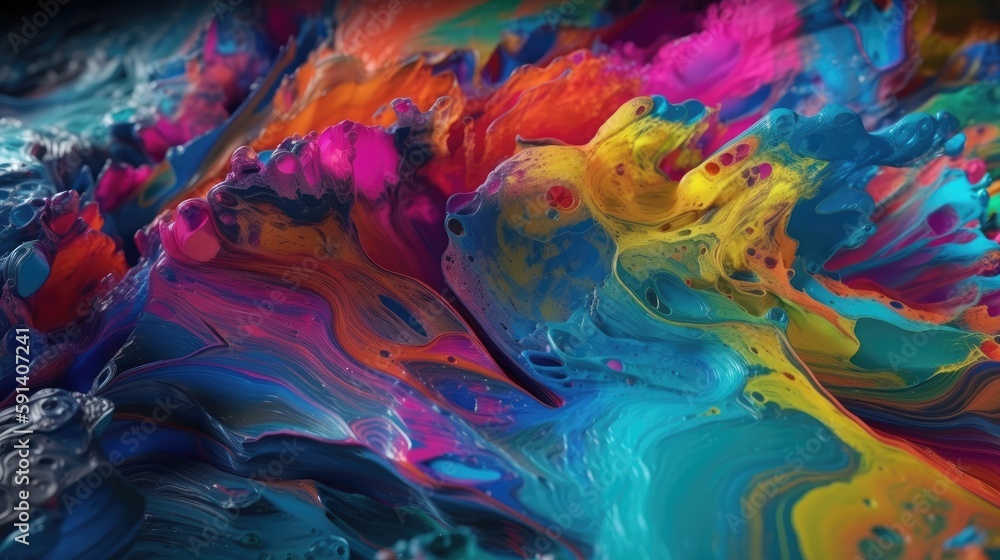 Abstract oil painted background. Gradient mix oil paint. Texture paint. generative ai Abstract oil painted background. Gradient mix oil paint. Texture paint. generative ai