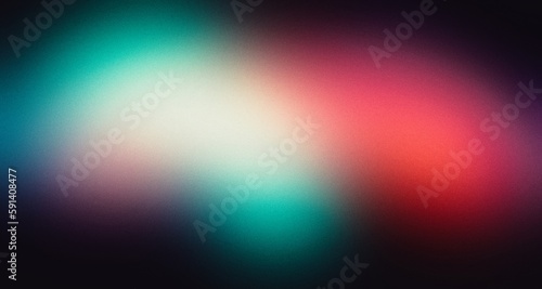 Dark red, blue, geeen grainy gradient background, black backdrop, noise texture effect,webpage header, wide banner size. Free forms on black. Web banner. photo